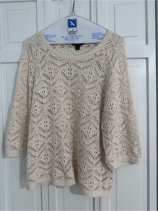 Tops - Cream, knit sweater